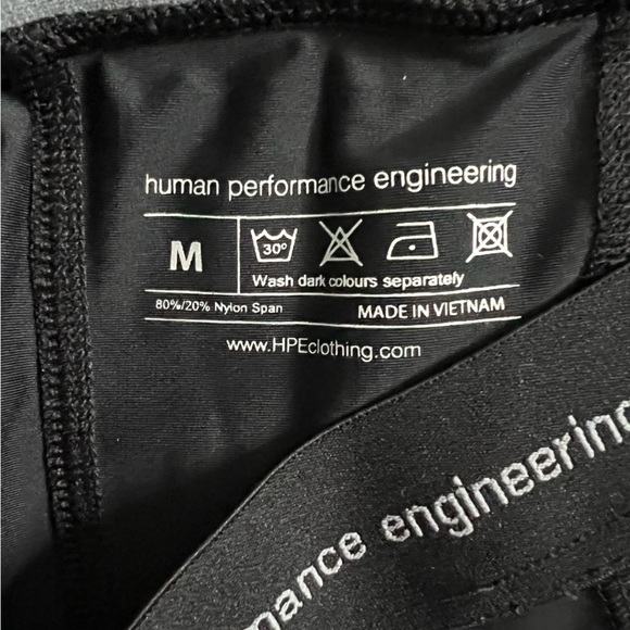 human performance engineering Male Compression 3/4 Leggings - Black - Picture 6 of 6